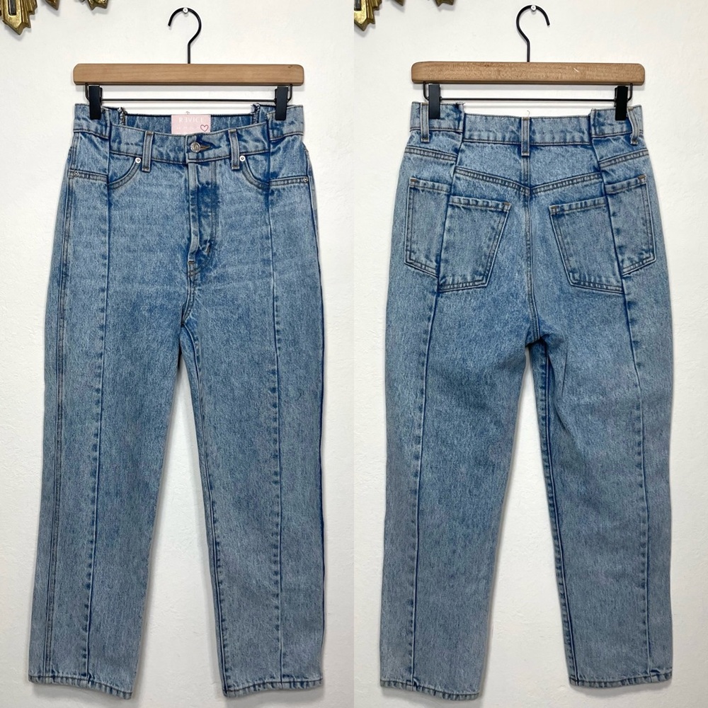 Revice High Rise Straight Jeans